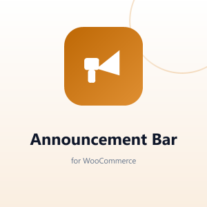 Announcement Bar for WooCommerce