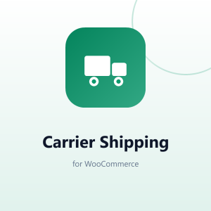 Carrier Shipping for WooCommerce