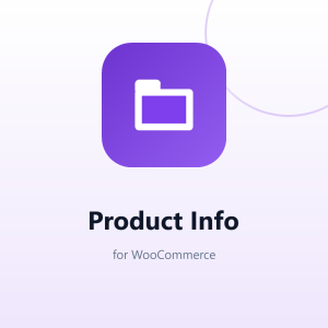 Product Info for WooCommerce